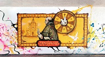 Graffiti Papst Martin V.